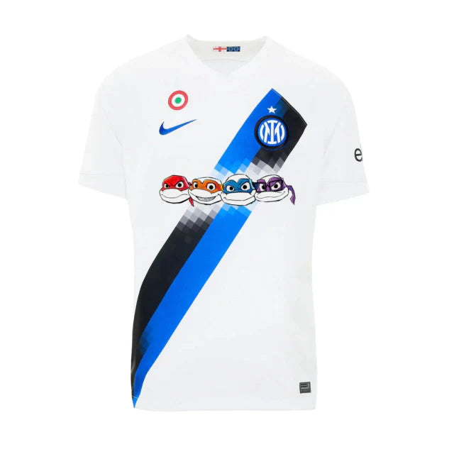 Camisa Inter de Milão Away Edição Tartarugas Ninja 2024/25 Torcedor Nike Masculina - Branca