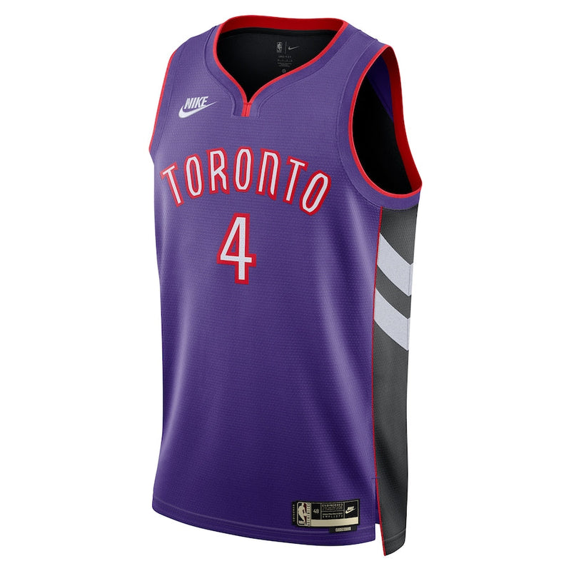 Unisex Toronto Raptors Scottie Barnes Nike Purple 2024/25 Swingman Jersey - Classic Edition