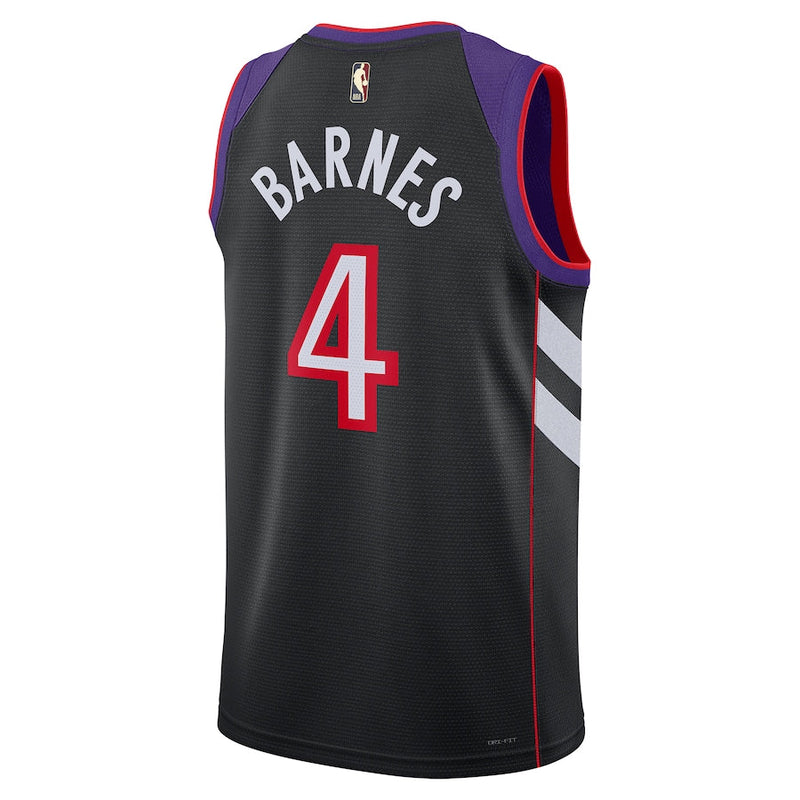 Unisex Toronto Raptors Scottie Barnes Nike Purple 2024/25 Swingman Jersey - Classic Edition