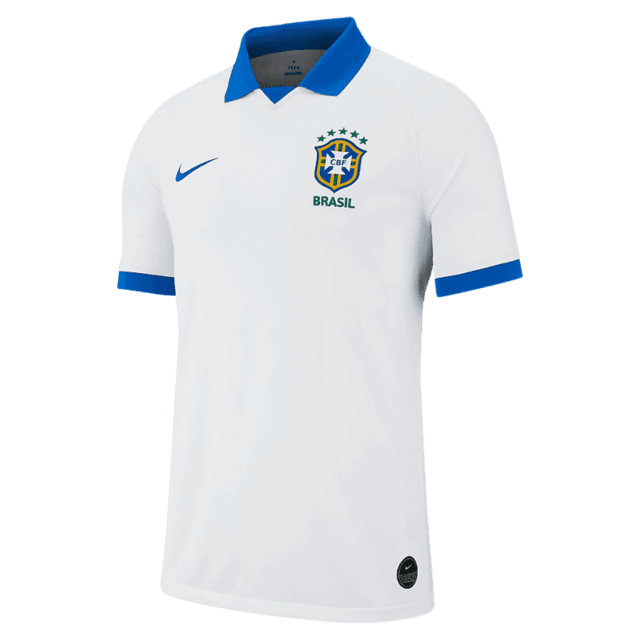 Camisa Brasil Copa América 1920 - Nike Torcedor Masculina - Branco