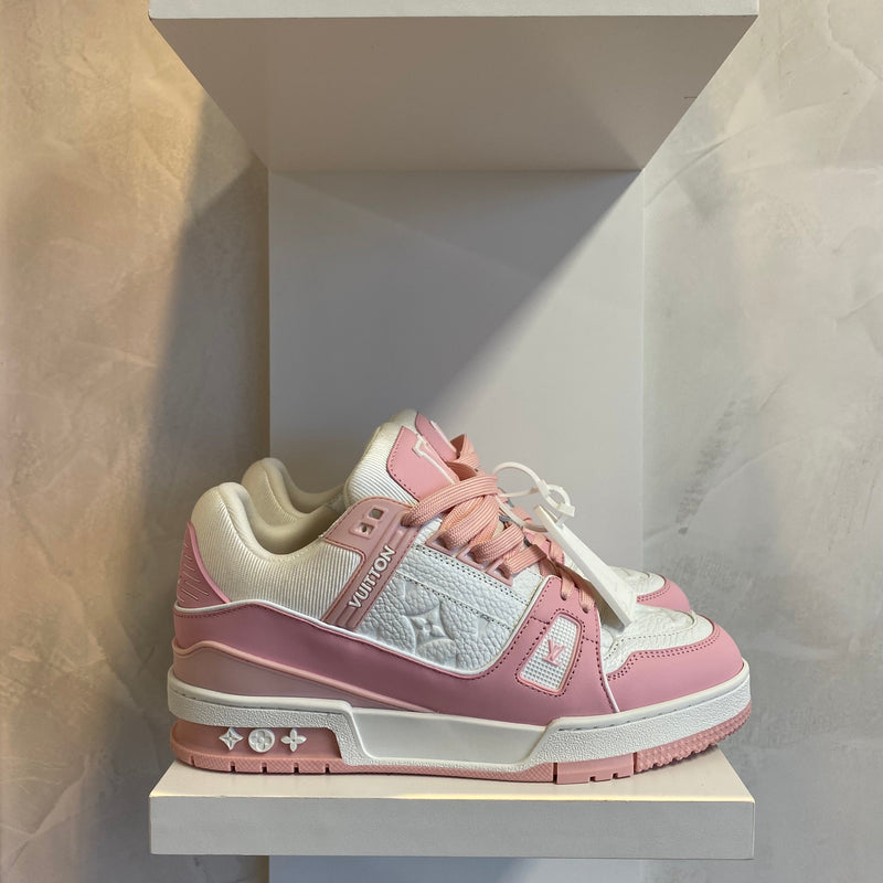 Louis Vuitton Trainer Pink Rose (Pronta Entrega)