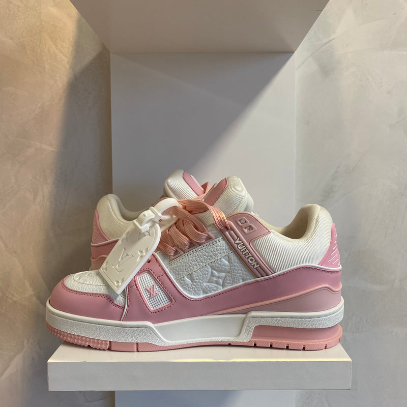 Louis Vuitton Trainer Pink Rose (Pronta Entrega)