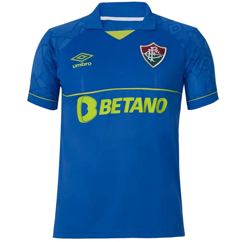 Camisa Fluminense Goleiro Azul 23/24 - Umbro Torcedor Masculina - Personalizada FÁBIO N°1