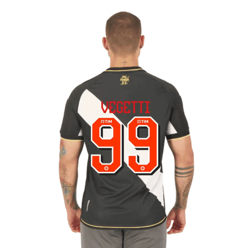 Camisa Vasco da Gama I Titular  23/24 - Kappa Torcedor Masculina - Personalizada VEGETTI N°99