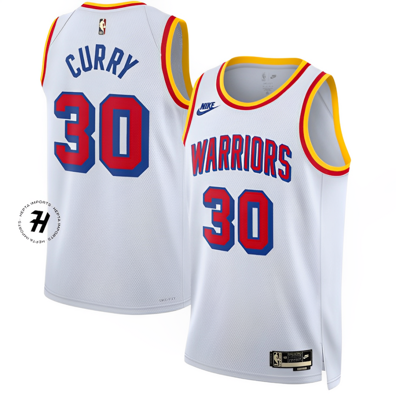 Unisex Golden State Warriors Stephen Curry Nike White 2024/25 Swingman Jersey - Classic Edition