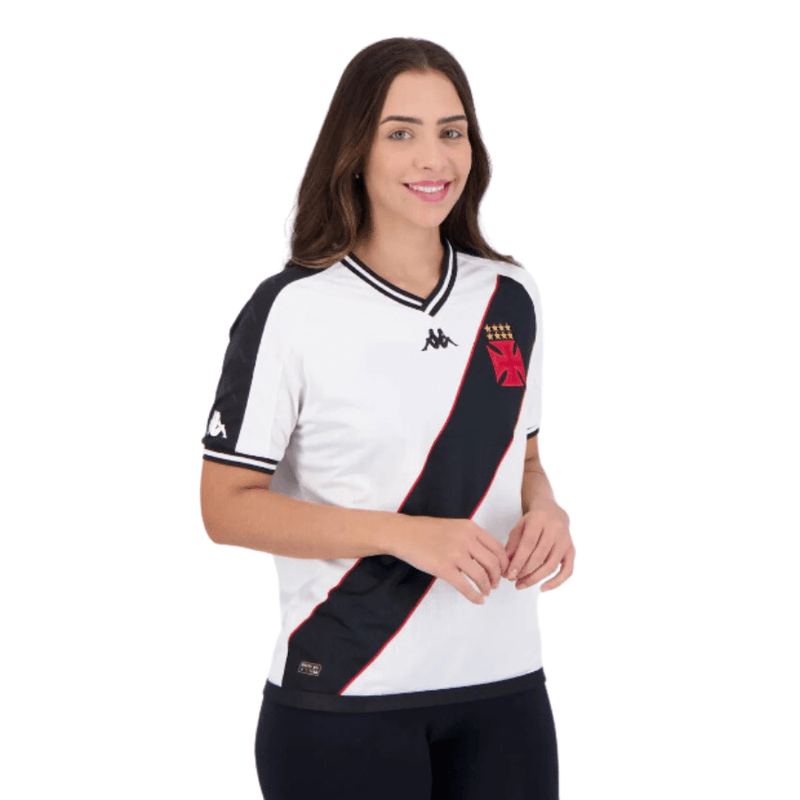 Camisa Vasco da Gama Titular 24/25 - Kappa Torcedor Feminina