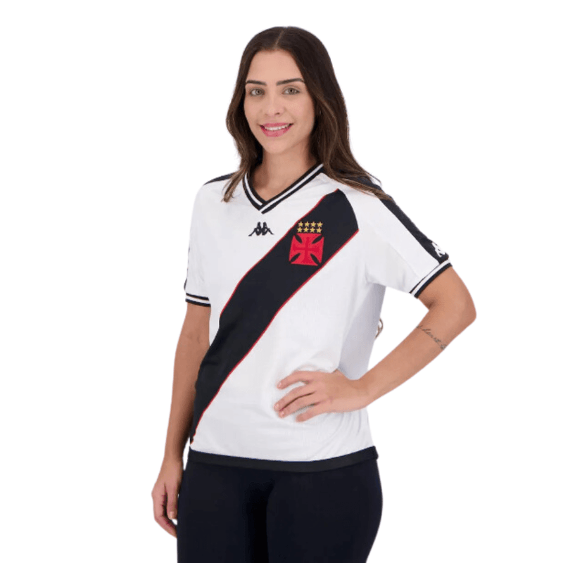 Camisa Vasco da Gama Titular 24/25 - Kappa Torcedor Feminina