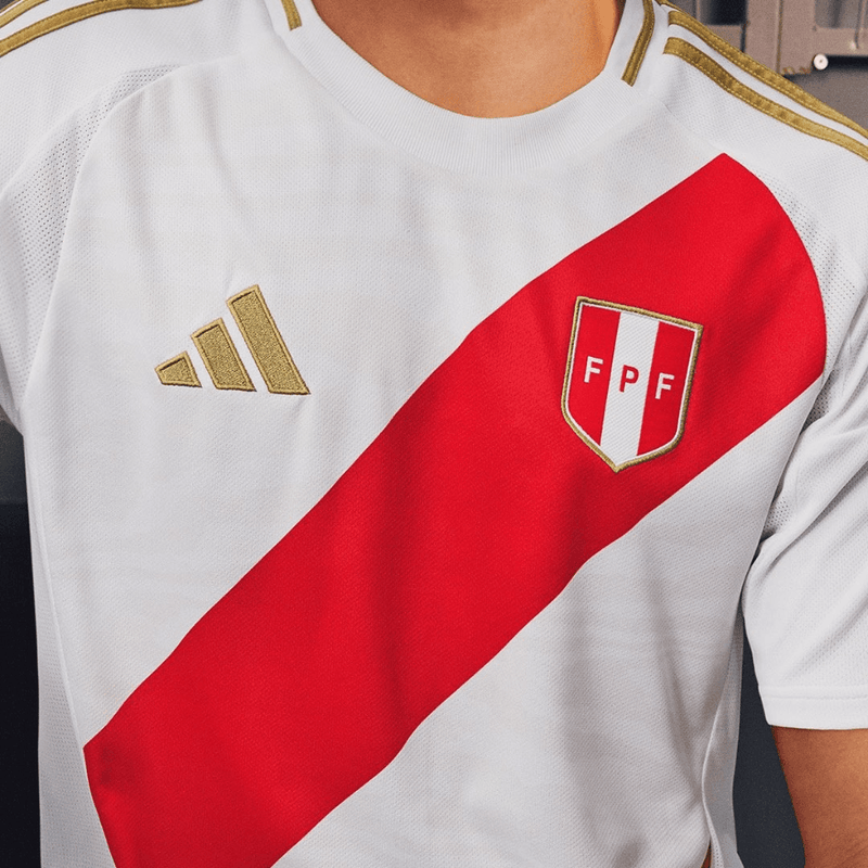 Camisa Peru Titular 24/25 - Adidas Torcedor Masculina