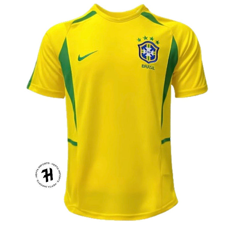 Camisa Brasil Home (1) 2002 Nike Retrô Masculina