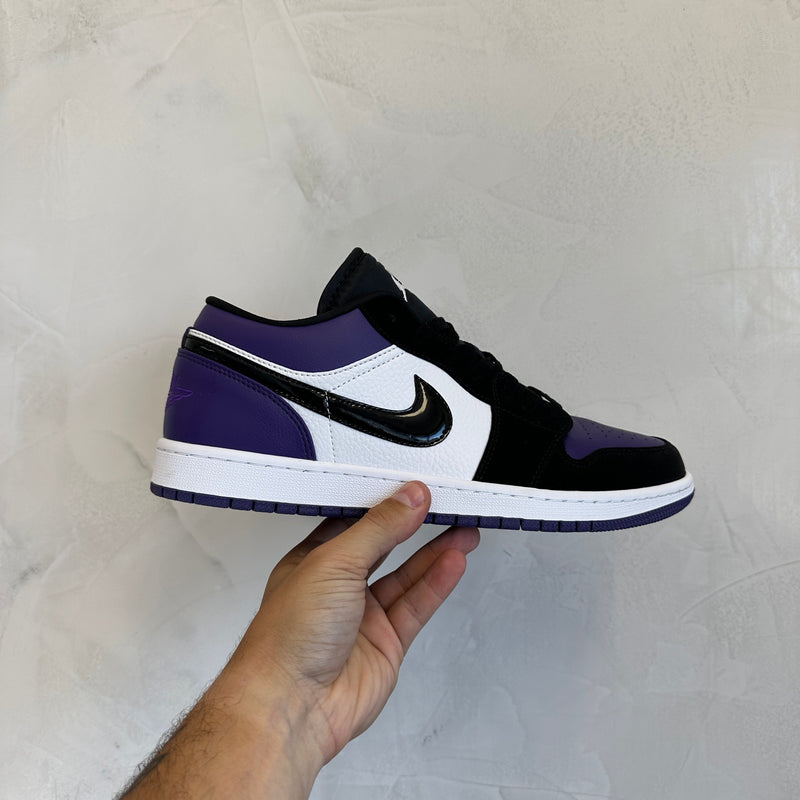 Jordan 1 Low Court Purple (Pronta Entrega)