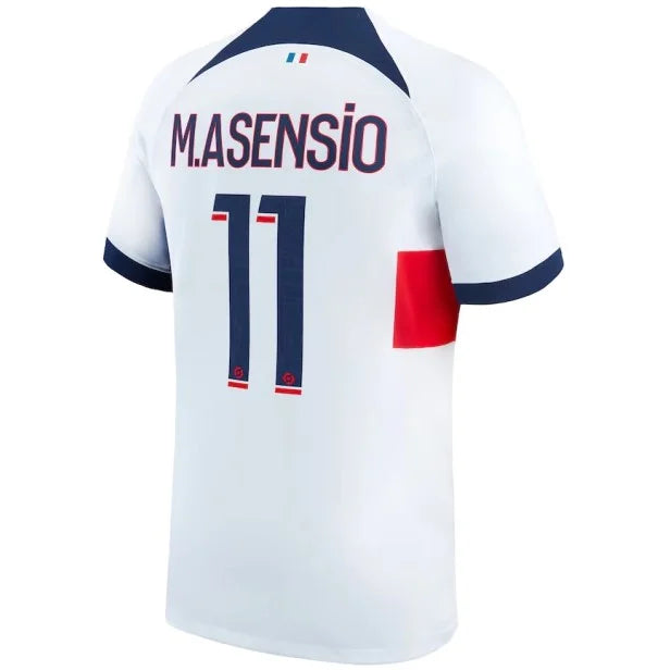 Camisa PSG II Reserva 23/24 - Nike Torcedor Masculina - Personalizada M.ASENSIO N° 11