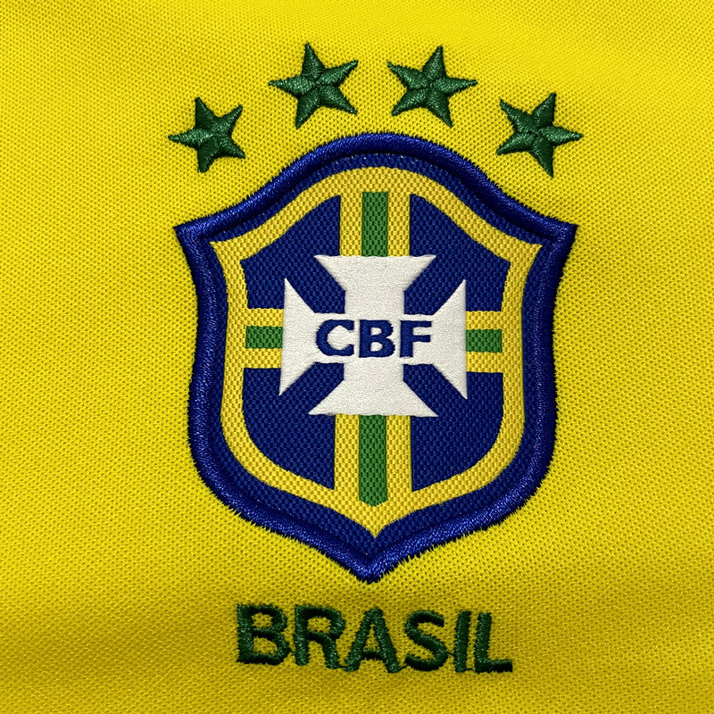 Camisa Brasil Home (1) 2002 Nike Retrô Masculina