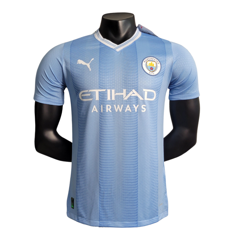 Camisa Manchester CityTitular I 23/24 - Puma Versão Jogador Masculina