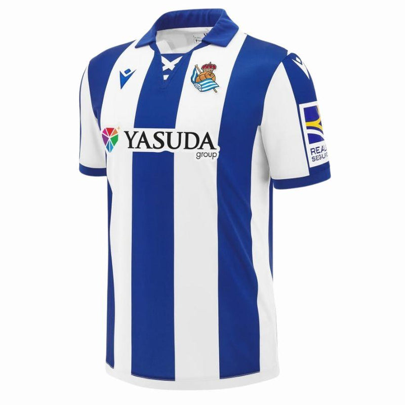 Camisa Real Sociedad Titular 24/25 -  Macron Torcedor Masculina