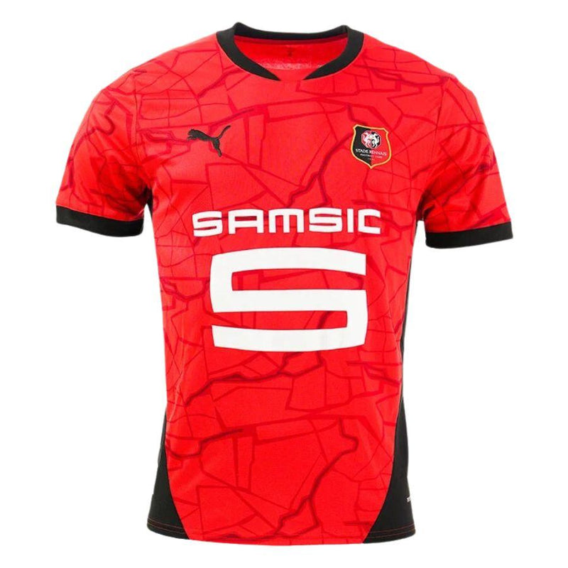 Camisa Stade Rennais Titular 24/25 - Puma Torcedor Masculina