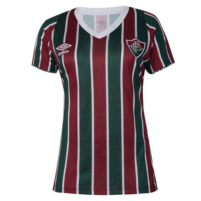 Camisa Fluminense I 24/25 Torcedor Umbro Feminino - Verde e Vinho