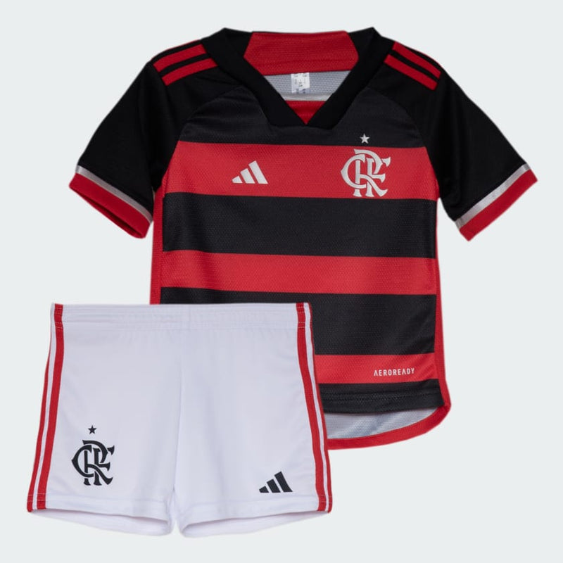 Conjunto Infantil Flamengo I 24/25- Vermelho e Preto