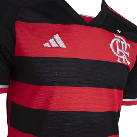 Camisa Flamengo I 24/25 Masculina - Kit Patrocínios + Patch Campeão