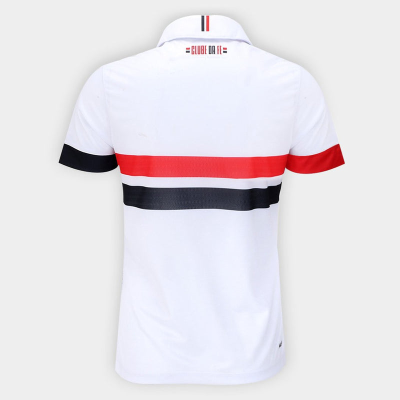 Camisa São Paulo I 24/25 Torcedor New Balance Feminina - Branco e Vermelho